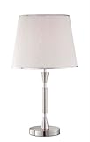 Investment Vortex Contemporary Table Lamp with Modern Satin Nickel Finish