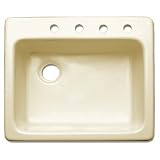 Peachtree Forge PF10 Macon Kitchen Sink, 4-Hole, Almond
