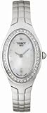 TISSOT Watch:Tissot Women's Oval-T Diamond Bracelet watch #T47.1.485.31