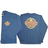 B Elite Designs OG18LSLAKE-L Old Guys Rule Mens Long Sleeve T Shirt Vintage Goods - Large