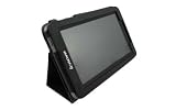 MoKo(TM) Premium Folding Cover Case with Stand for Lenovo IdeaPad A1 Android Tablet, BLACK