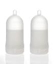 Adiri BPA Free Natural Nurser Ultimate Bottle Stage 1 White, Slow Flow (0-3 months) - 2 Pack