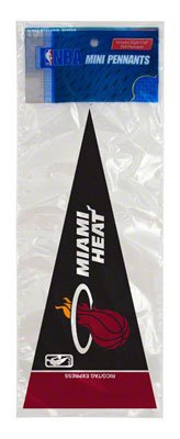 Miami Heat Mini Pennant Set Black