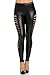 My Yuccie Women's Sexy PU Faux Leather Leggings