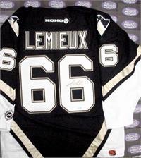 MARIO LEMIEUX Pittsburgh Penguins Autographed Jersey