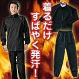 銀＆チタン　発汗フィットネススーツ　メンズ