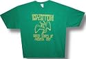 LED ZEPPELIN - United States Of America 1977 - Green T-shirt