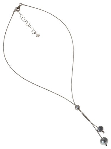 Bella Donna Damen-Collier 925 Sterlingsilber 3 Perle 46 cm 68674109 Preisvergleich