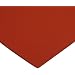 CS Hyde Solid Silicone Rubber, Commercial Grade, Acrylic Adhesive, 0.187" Thick, 50 Durometer, Red, 12" Width, 12" Length