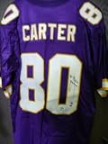 Signed Carter, Cris Authentic Minnesota Vikings Jersey (Verigraph Limited Edition)