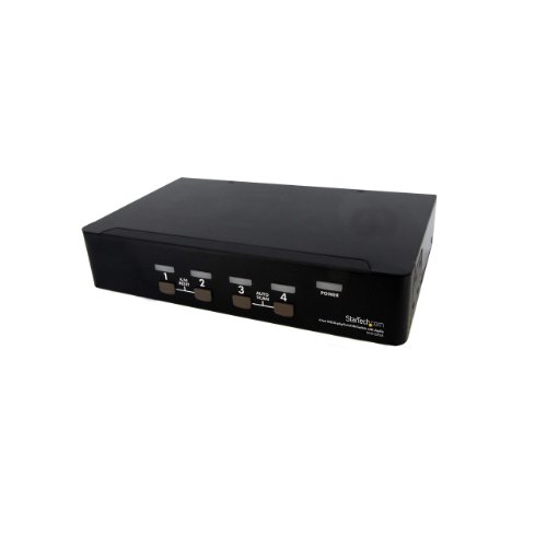 StarTech.com SV431DPUA 4 Port USB DisplayPort KVM Switch with Audio