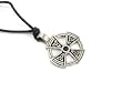 Padstow Cross Pewter Pendant with Adjustable Cord Necklace