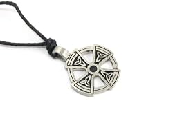 Padstow Cross Pewter Pendant with Adjustable Cord Necklace