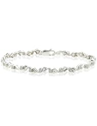 10K White Gold .5ct JK Diamond Tennis Bracelet A0006928