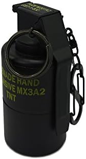 Fake Hand Smoke Grenade Shape Butane Lighter Keyring