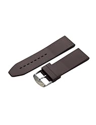 26mm Brown Rubber / Silicone Watch Band Strap with Built in Quick Release Pins for Divers! Stainless Steel Buckle Invicta - Fits All Watches!!!