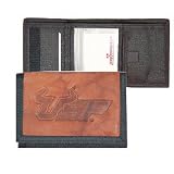 South Florida Bulls Leather and Nylon Embossed Trifold Wallet
