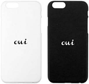 HIDE AND CHIC iPhone6 / 6S Couple Cases Oui 2ea Black/White