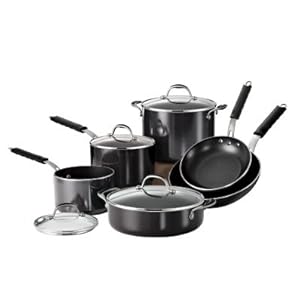 Member Mark 10 Pc. Porcelain Enamel Nonstick Cookware Set