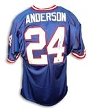 Ottis Anderson Signed New York Giants Blue Throwback Jersey