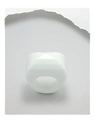 White Agate Ring