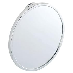 Croydex Twist 'N' Lock Anti-Fog Mirror, Chrome