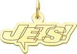 14K Gold NFL New York Jets Charm