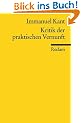 Kritik der praktischen Vernunft