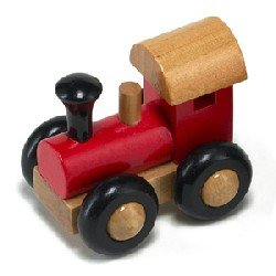 Childrens Toyshop  Used : Small Red Steam Engine - Orange Tree Toys