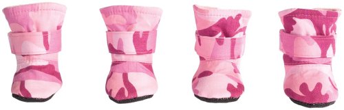 Childrens Toyshop  Pet Supplies : SMALL - PINK - Camo Dog Boots