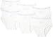 Fruit of the Loom Girls 4-6x 6 Pack Girls White Cotton Brief,White,4