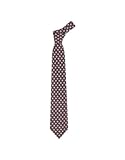 Versace - Versace Flower Printed Twill Silk Tie Black
