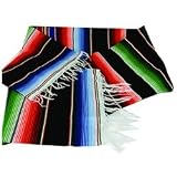 Colorful Rainbow Sarape 4 Ft X 2 Ft (Aka Serape, Zarape)