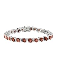 Effy Jewlery Sterling Silver Garnet 7" Bracelet, 12.96 TCW