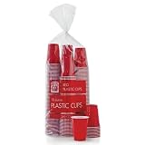 Bakers & Chefs Red Plastic Cups - 18 oz./240 ct.