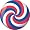 Red/White/Blue Spiral