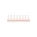 Bio Plas 5010-2 Polypropylene 0.2mL 8 Strip Micro Tube for Thermal Cycling, Red (Pack of 125)