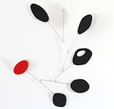 JetSet Atomic Retro Modern Art Mobile - red black cool hip!