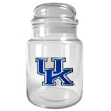 Kentucky Wildcats NCAA 31oz Glass Candy Jar - Primary Logo