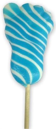 Baby Feet Lollipops - Blue - 2 oz , (2 Count)