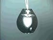 Black & White cat ornament