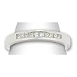 14K White Gold Diamond Band