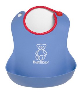 Childrens Toyshop  Toys : Baby Bjorn Soft Bib Blue