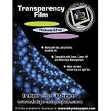Inkpress Transparency, Resin Based Inkjet Film, 7mil., 8.5x11", 20 Sheets