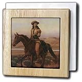 Buffalo Bill Cody - 6 Inch Tile Napkin Holder