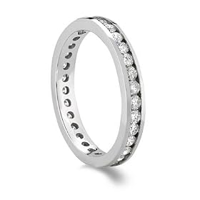 Platinum Eternity Diamond Wedding Band. by 