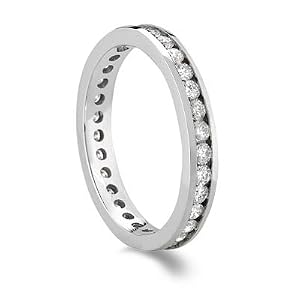 Platinum Channel-set Eternity Diamond Wedding Band (4/5 ct. tw.)