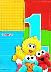 Sesame Street 1st Birthday Party Loot Bags 8 Pack