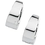 14K White Gold Hinged Earring