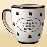 I Wish the Dog Had a Snooze Button Pet Mug